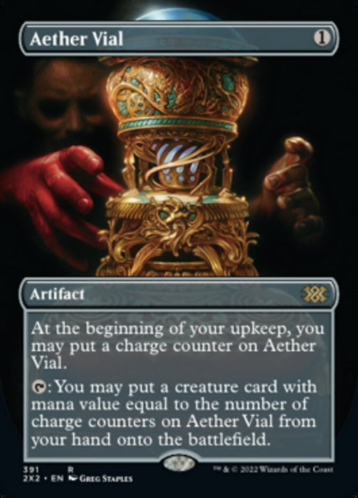 Aether Vial - Borderless  - Inverted (Foil)