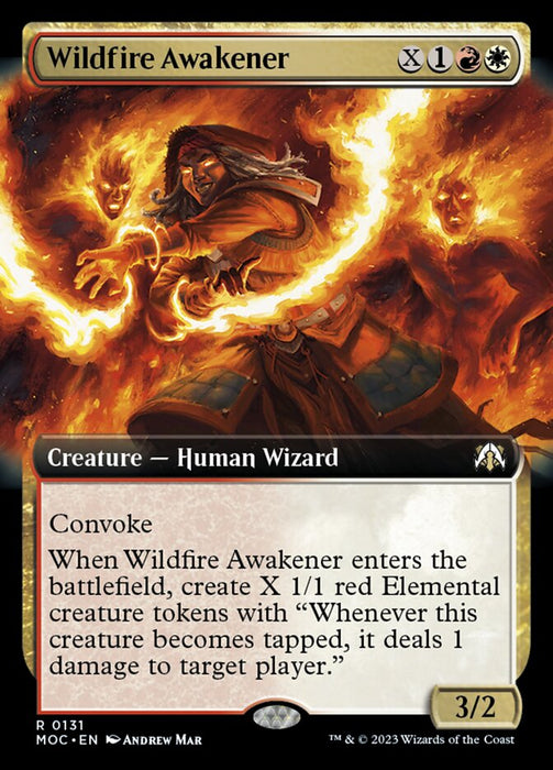 Wildfire Awakener - Extended Art- Extended Art