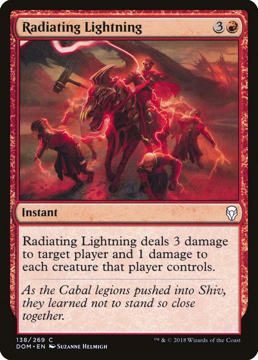 Radiating Lightning  (Foil)