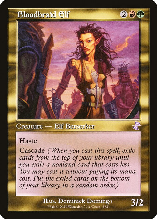 Bloodbraid Elf - Retro Frame  (Foil)