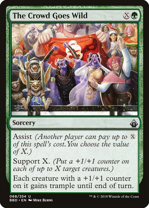 The Crowd Goes Wild  (Foil)
