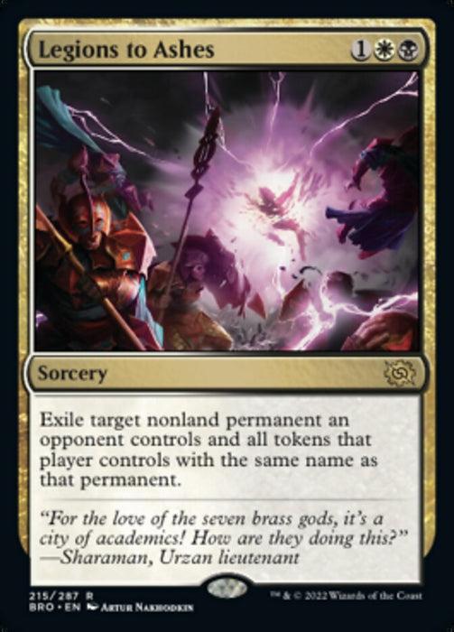 Legions to Ashes (Foil)