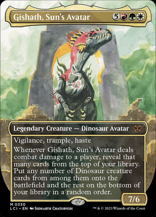 Gishath, Sun's Avatar - Borderless - Legendary (Foil)