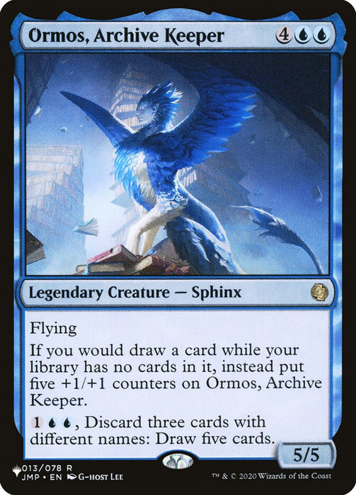 Ormos, Archive Keeper - Legendary