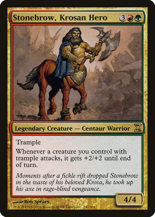 Stonebrow, Krosan Hero  (Foil)