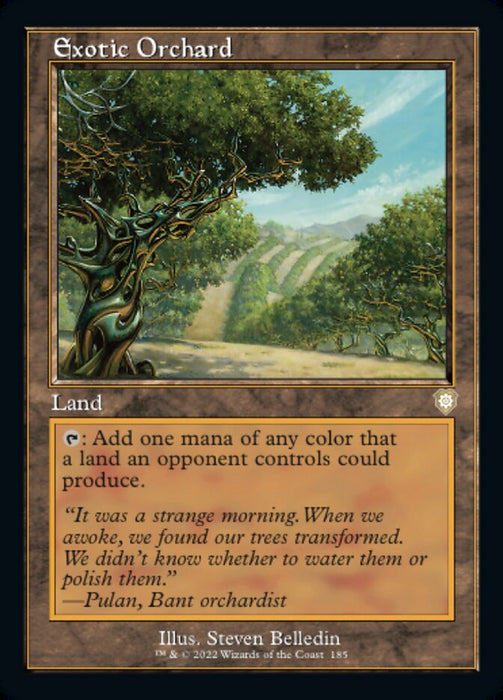 Exotic Orchard - Retro Frame