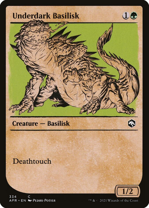 Underdark Basilisk  - Showcase (Foil)