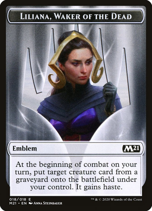 Liliana, Waker of the Dead Emblem  (Foil)