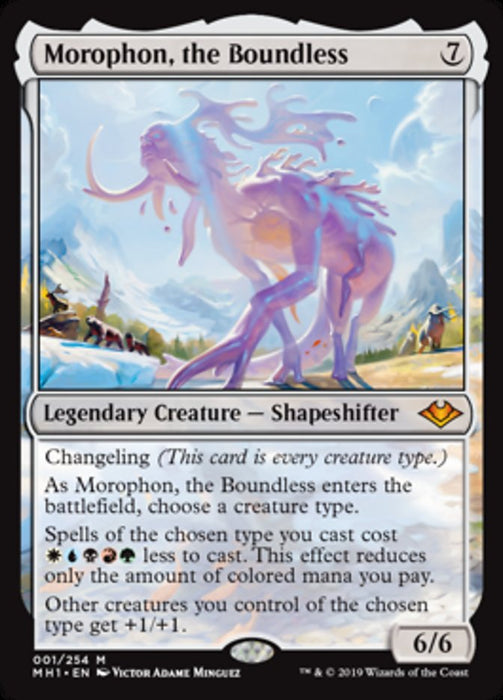 Morophon, the Boundless - Legendary