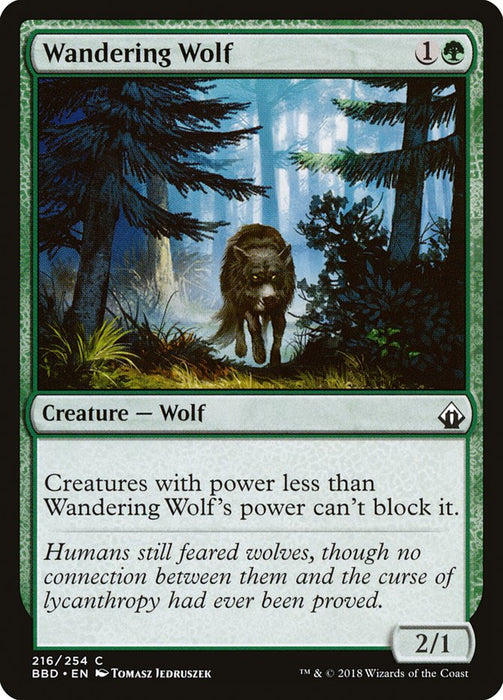 Wandering Wolf  (Foil)