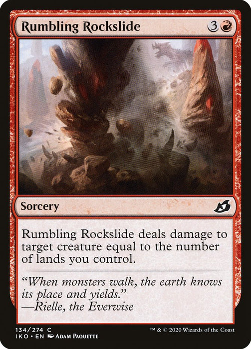 Rumbling Rockslide  (Foil)