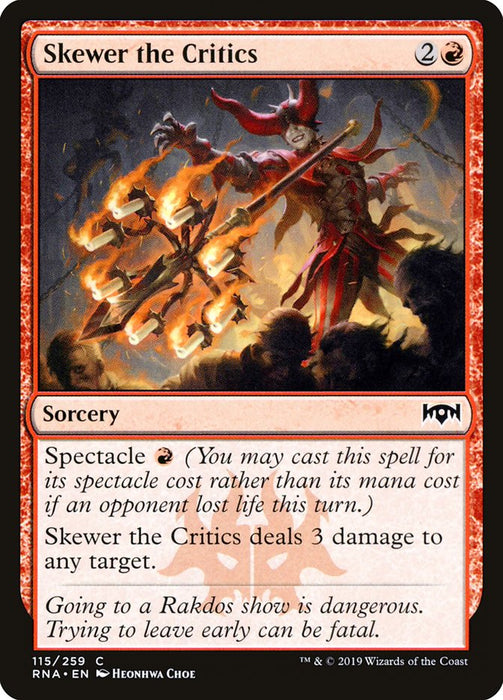 Skewer the Critics  (Foil)