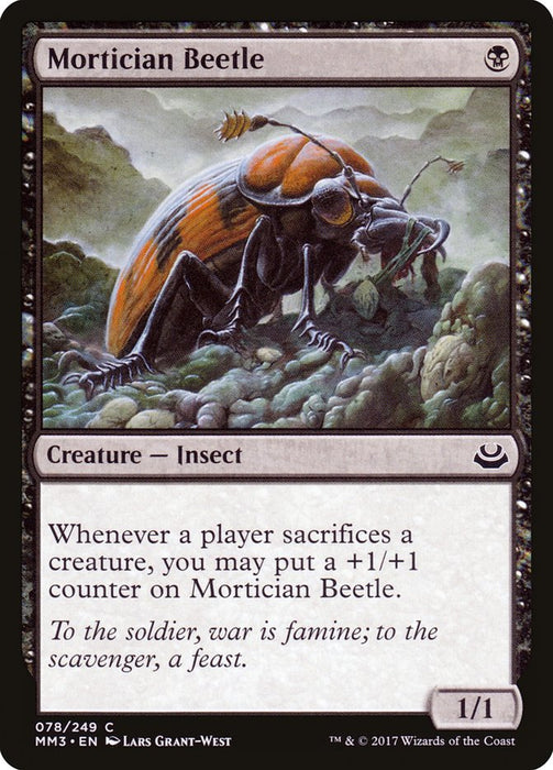 Mortician Beetle  (Foil)