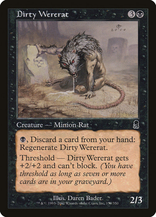 Dirty Wererat  (Foil)