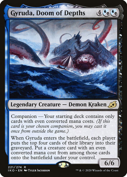 Gyruda, Doom of Depths  - Companion - Legendary (Foil)