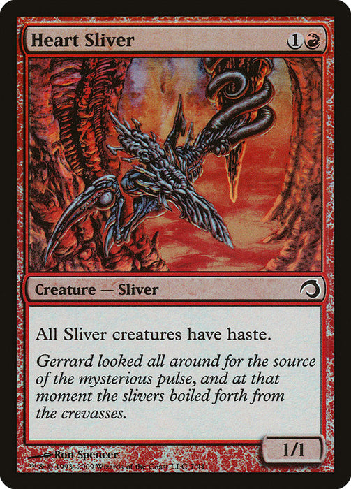Heart Sliver  (Foil)