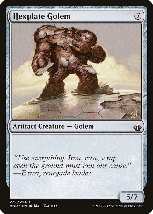 Hexplate Golem  (Foil)