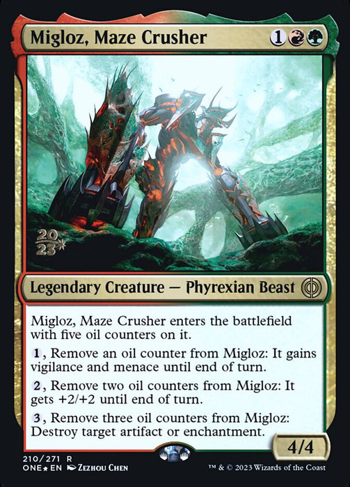 Migloz, Maze Crusher - Legendary (Foil)