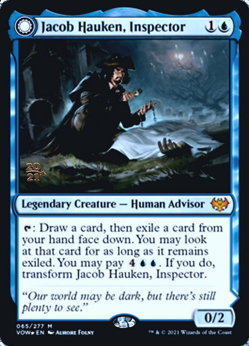 Jacob Hauken, Inspector // Hauken's Insight - Legendary- Sunmoondfc (Foil)