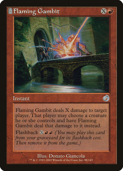 Flaming Gambit - Tombstone