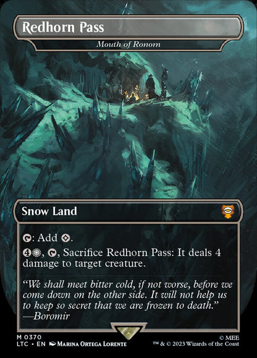 Redhorn Pass - Mouth of Ronom - Borderless - Inverted (Foil)