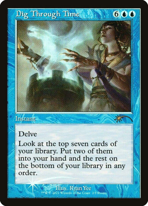 Dig Through Time - Retro Frame  (Foil)
