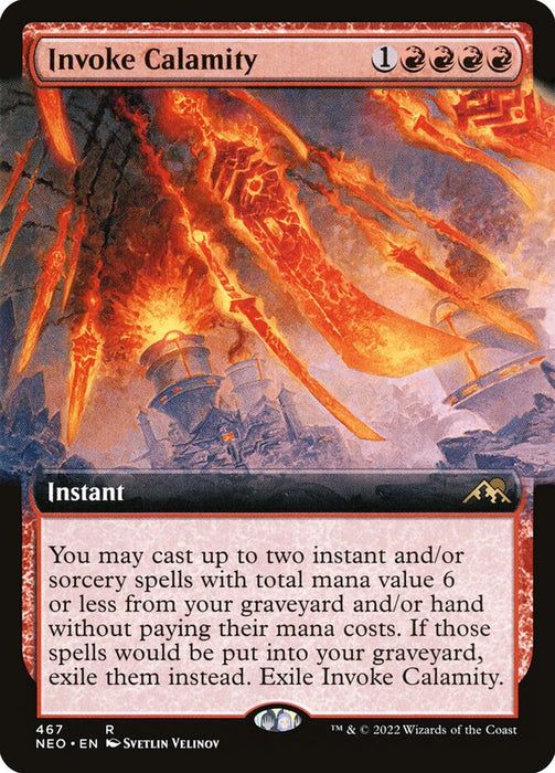 Invoke Calamity  - Extended Art (Foil)