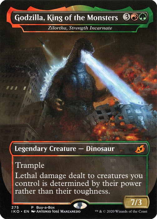 Godzilla, King of the Monsters - Zilortha, Strength Incarnate - Borderless  - Legendary (Foil)