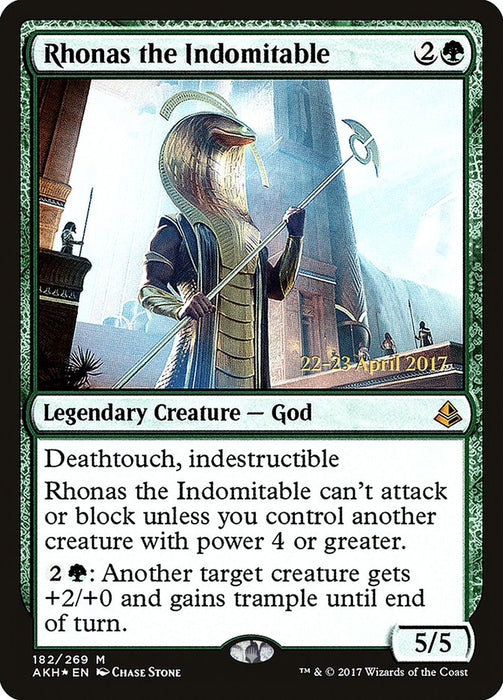 Rhonas the Indomitable  (Foil)