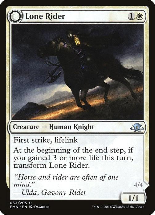 Lone Rider // It That Rides as One  - Mooneldrazidfc (Foil)