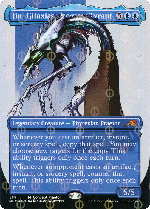 Jin-Gitaxias, Progress Tyrant - Borderless - Full Art - Legendary- Inverted (Foil)