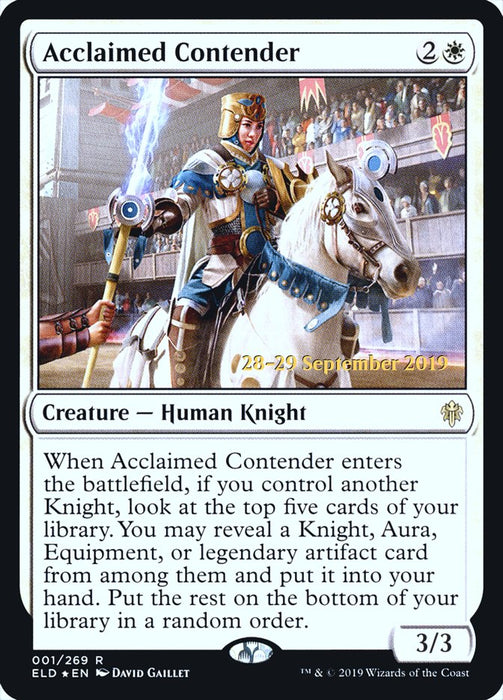 Acclaimed Contender  (Foil)