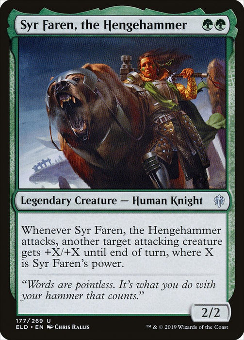 Syr Faren, the Hengehammer  - Legendary (Foil)
