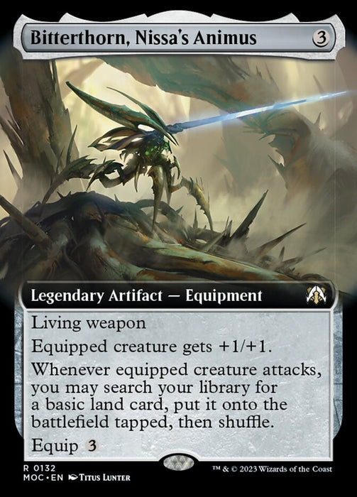 Bitterthorn, Nissa's Animus - Legendary- Extended Art- Extended Art