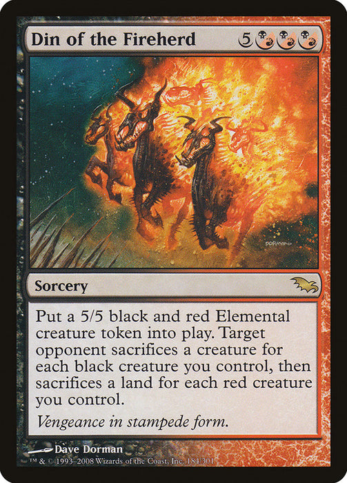 Din of the Fireherd  (Foil)