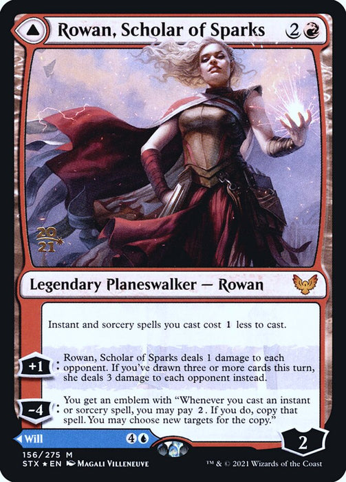 Rowan, Scholar of Sparks // Will, Scholar of Frost (Foil)