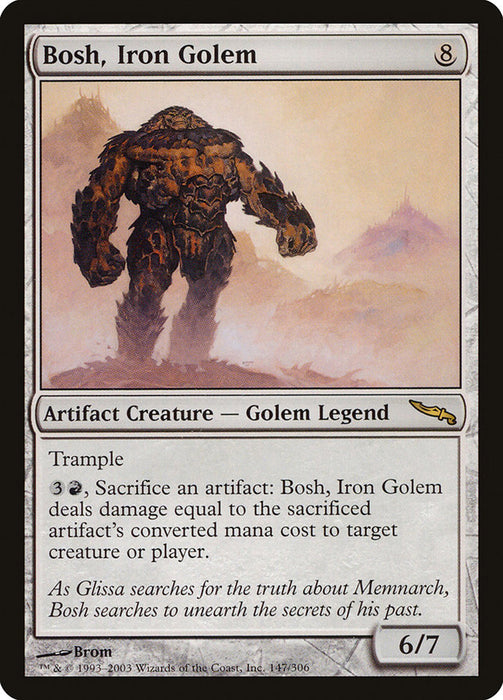 Bosh, Iron Golem  (Foil)