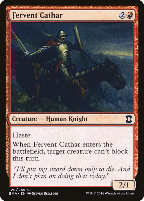 Fervent Cathar  (Foil)