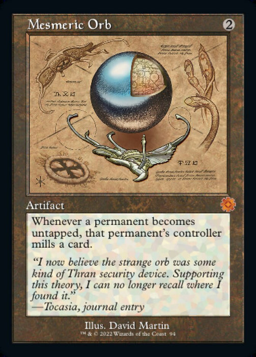 Mesmeric Orb - Retro Frame (Foil)