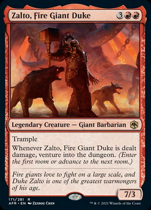 Zalto, Fire Giant Duke  - Legendary