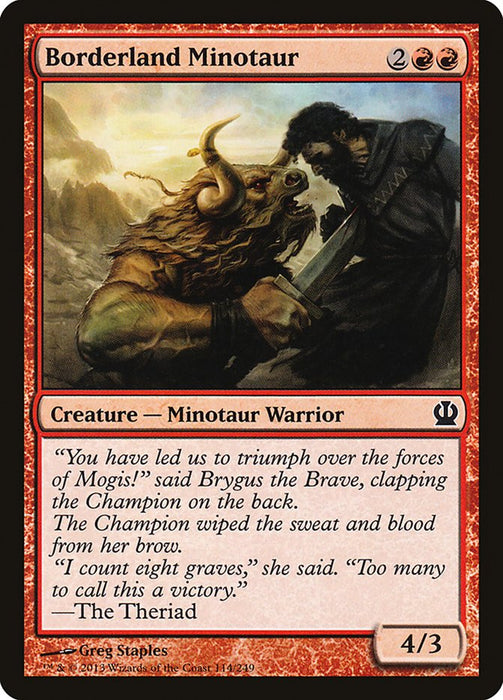 Borderland Minotaur  (Foil)