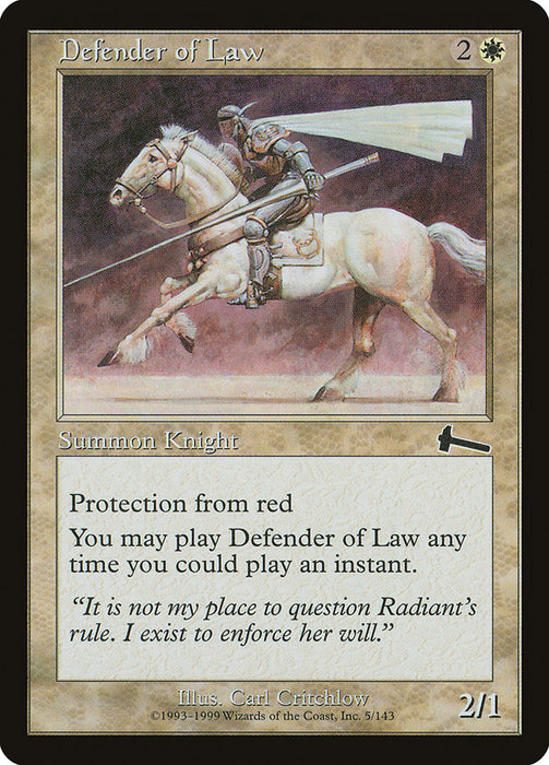 Defender of Law  (Foil)