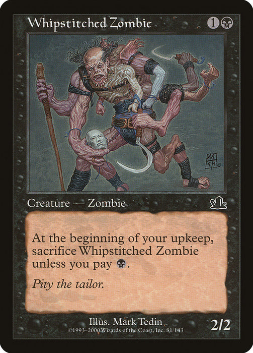 Whipstitched Zombie  (Foil)