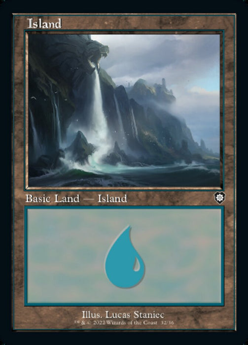 Island - Retro Frame
