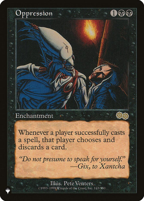 Oppression - Retro Frame