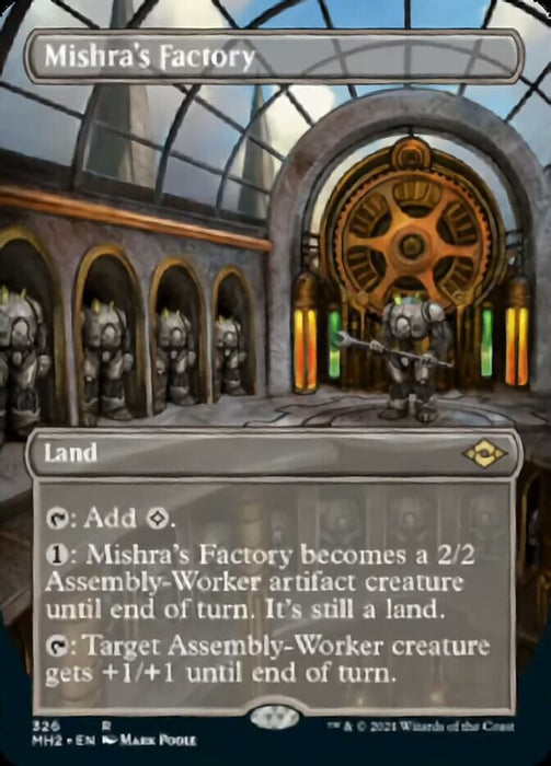 Mishra's Factory - Borderless  - Inverted