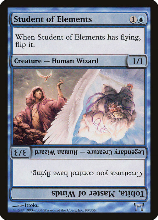 Student of Elements // Tobita, Master of Winds  (Foil)