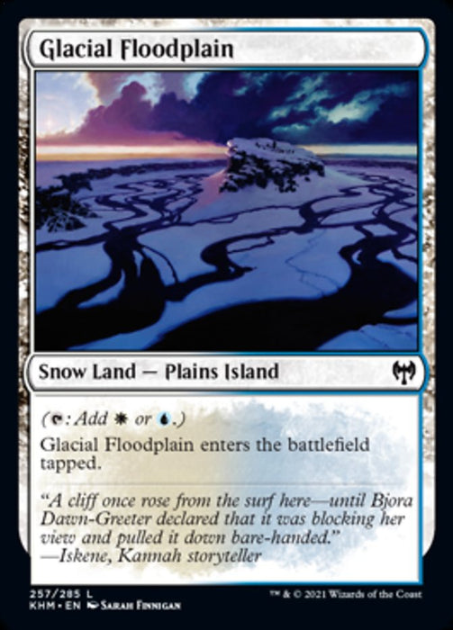 Glacial Floodplain  - Snow