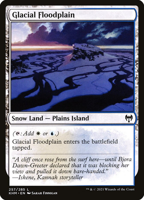 Glacial Floodplain  - Snow (Foil)