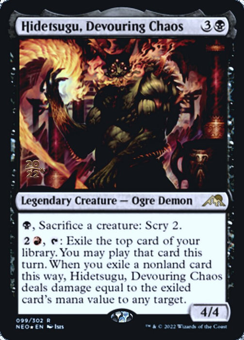 Hidetsugu, Devouring Chaos - Legendary (Foil)